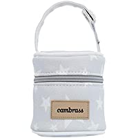 Los mejores  - Cambrass Etoile - Porta chupete- 8.5 x 8.5 x 11 cm- color gris